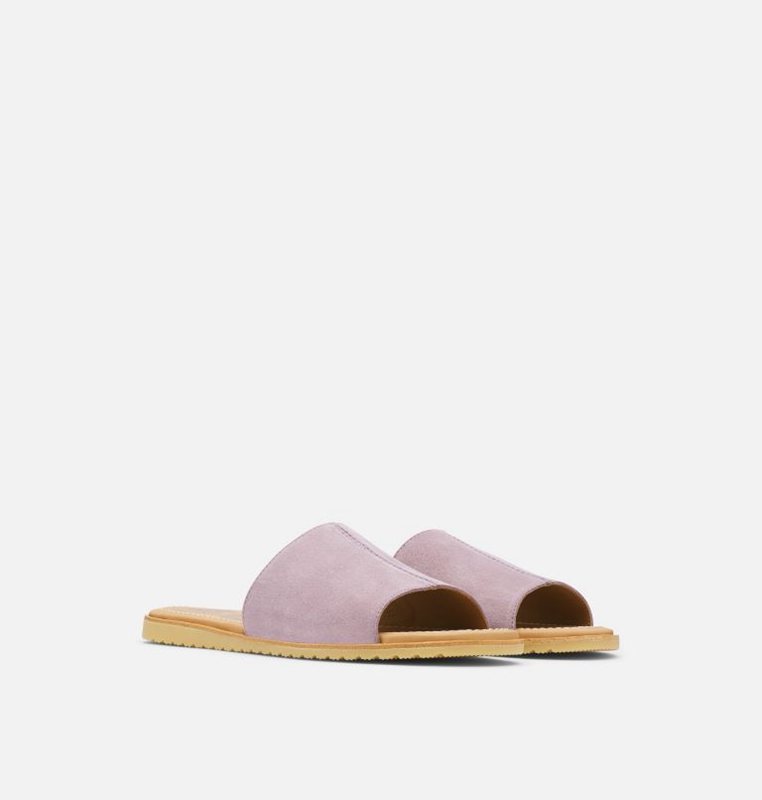 Womens Slides Pink - Sorel Ella™ Block - 289763-JAZ